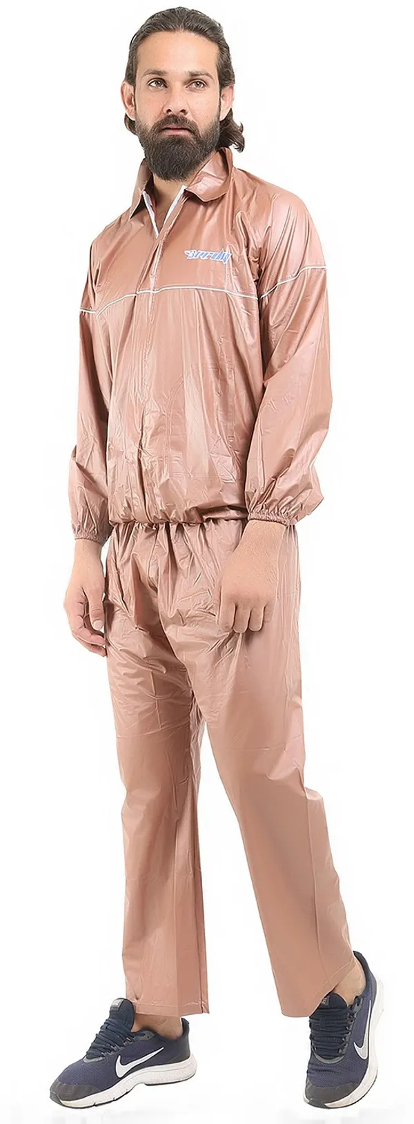 Polyester_Solid_Raincoat_For_Men_|_TAN