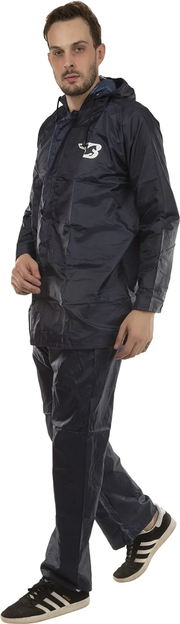 Polyester_Solid_Raincoat_For_Men_|_Navy_Blue