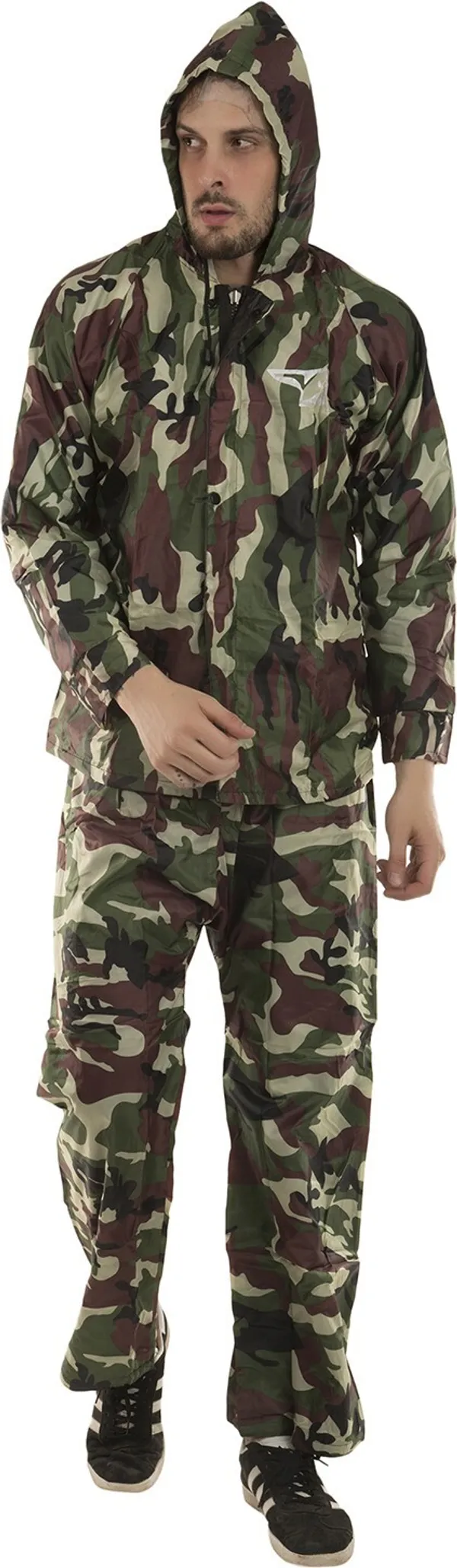 Polyester_Solid_Raincoat_For_Men_|_Army