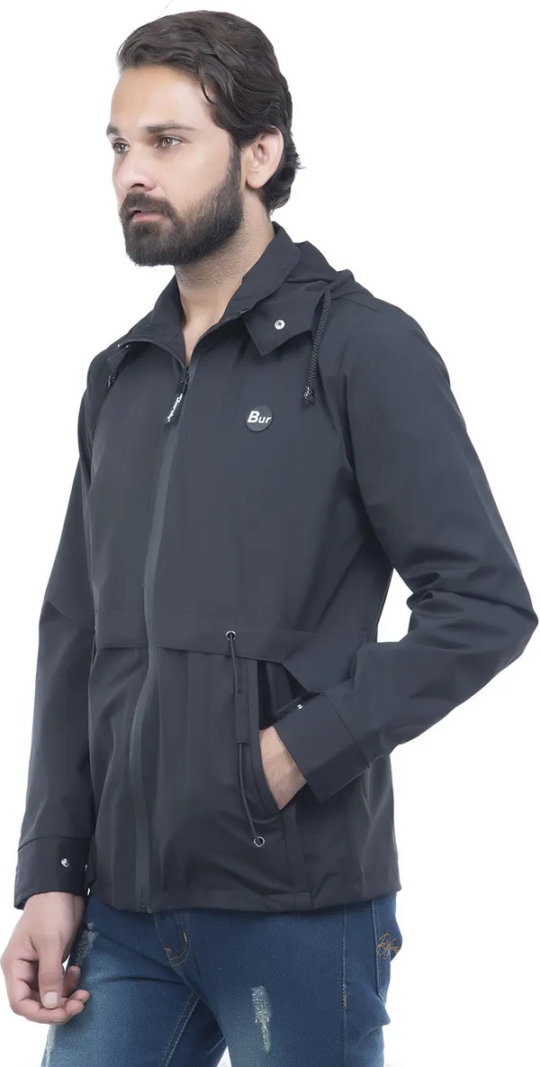 Black__Polyester_Windcheater_for_Men_|_Casual_Wear