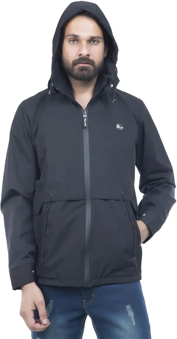 Black__Polyester_Windcheater_for_Men_|_Casual_Wear