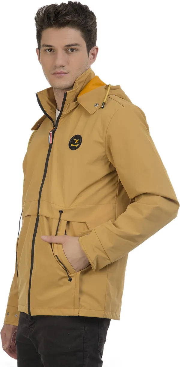 Yellow_Polyester_Windcheater_for_Men_|_Casual_Wear