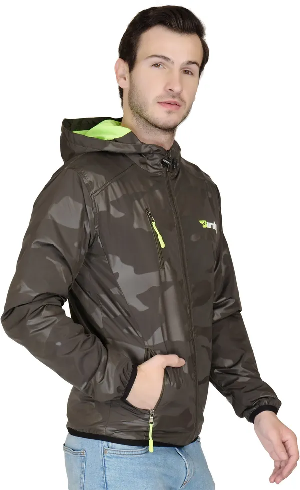 Brown__Polyester_Windcheater_for_Men_|_Casual_Wear