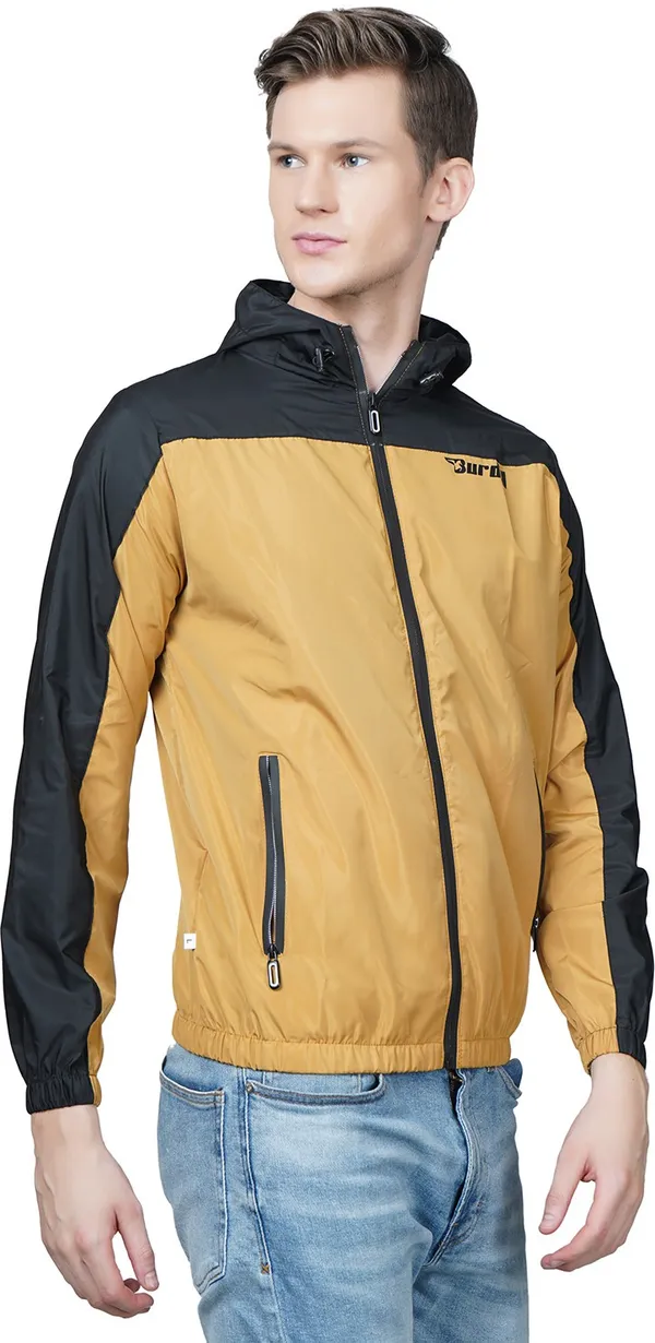 Yellow_Polyester_Windcheater_for_Men_|_Casual_Wear
