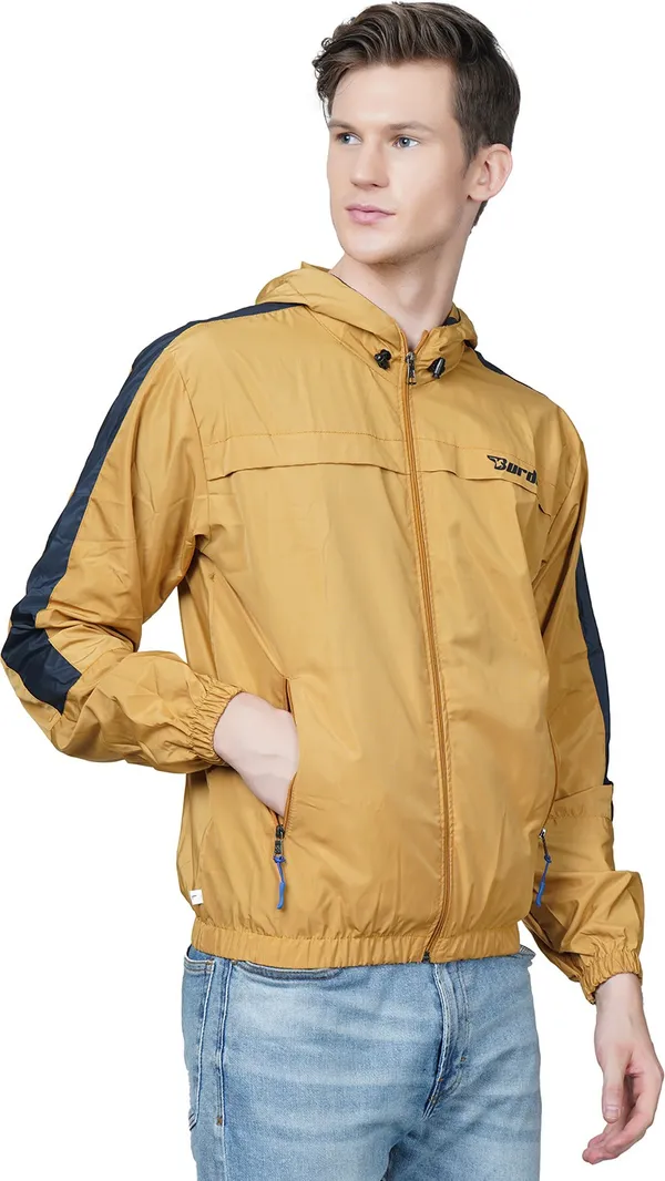 Yellow_Polyester_Windcheater_for_Men_|_Casual_Wear