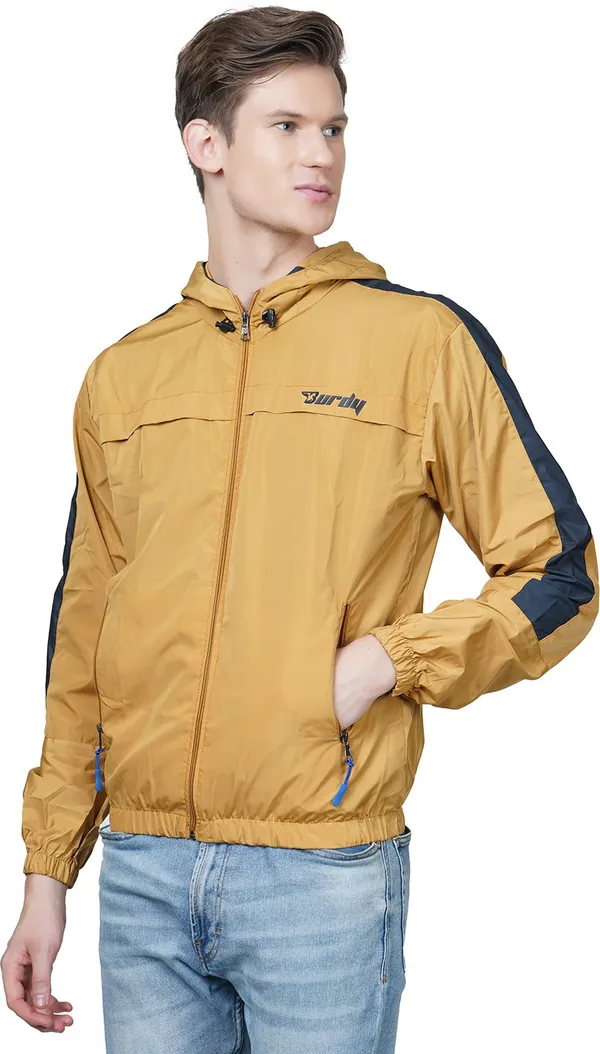 Yellow_Polyester_Windcheater_for_Men_|_Casual_Wear