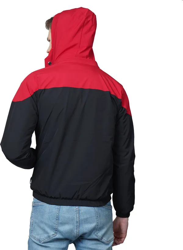 Black__Polyester_Jacket_for_Men_|_Casual_Wear