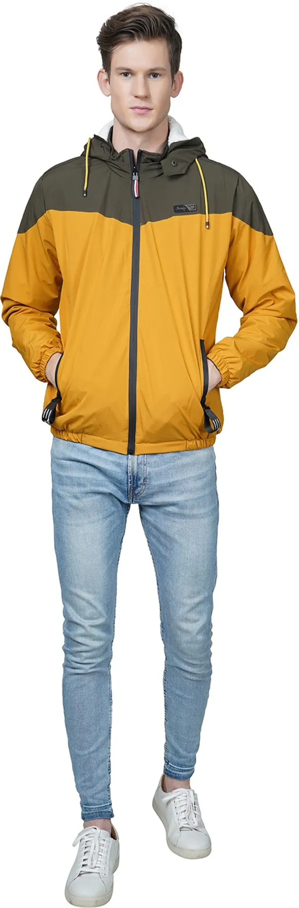 Yellow_Polyester_Jacket_for_Men_|_Casual_Wear