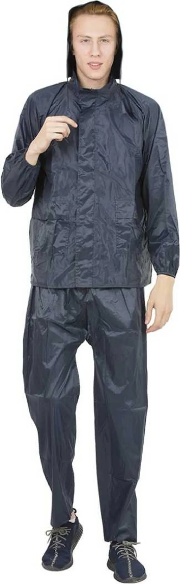 Nylon_Solid_Raincoat_For_Men_|_Dark_Blue