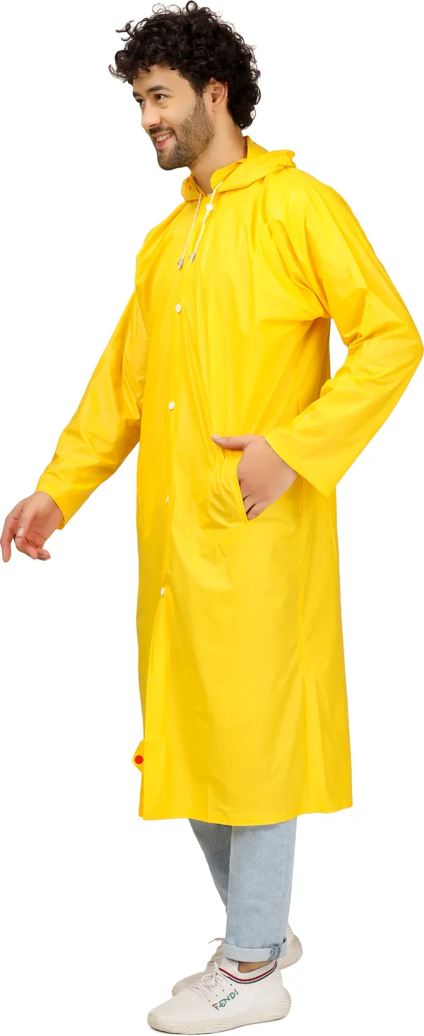 Polyester_Solid_Raincoat_For_Men_|_Yellow