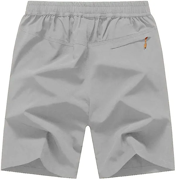 Light_Grey_&_Army_Outdoor_Quick_Dry_Lightweight_Sports_Shorts_Zipper_Pockets_and_Pack_Of_2_For_Men