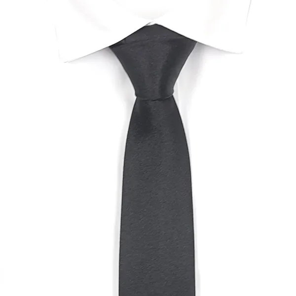 Exotique_Narrow_Black_Satin_Neck_tie_For_Men_(MT0001BK)