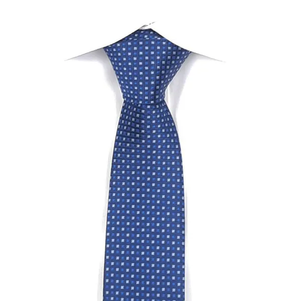 Exotique_Checkerd_Italian_Blue_&_White_Microfiber_Neck_tie_For_Men_(MT0005BL)