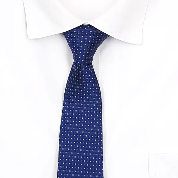 Exotique_Checkerd_Italian_Blue_&_White_Microfiber_Neck_tie_For_Men_(MT0006BL)