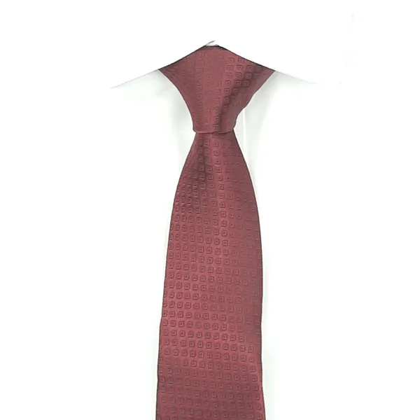 Exotique_Mini_Squares_BROWN_Microfiber_Neck_tie_For_Men_(MT0009BR)