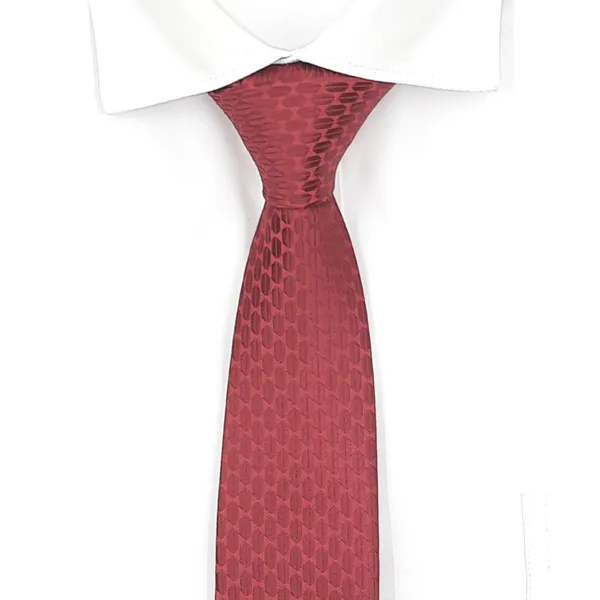 Exotique_Mini_Squares_Maroon_Microfiber_Neck_tie_For_Men_(MT0011MN)
