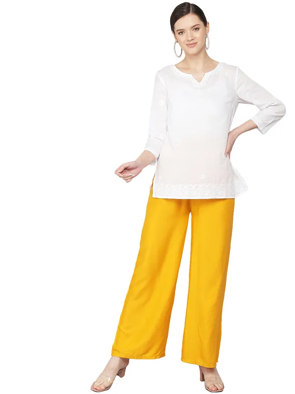 Yellow_Palazzo__Comfortable,_Stylish_And_Trendy_Casual_Wear