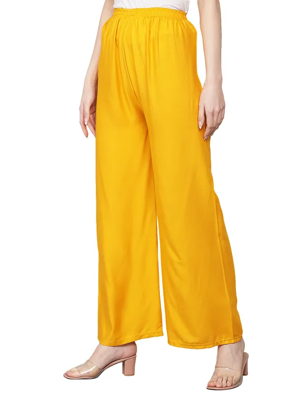Yellow_Palazzo__Comfortable,_Stylish_And_Trendy_Casual_Wear