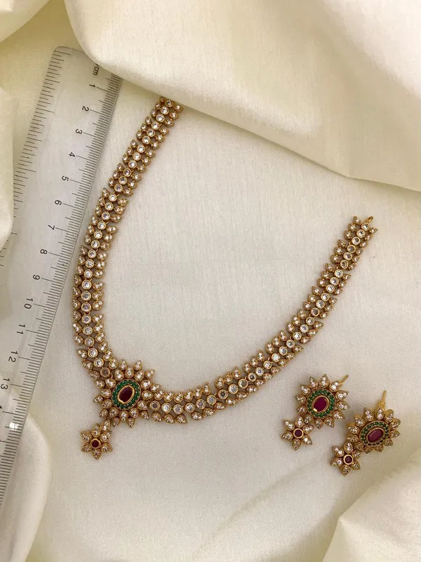 Uri_Delicate_CZ_Necklace_Set