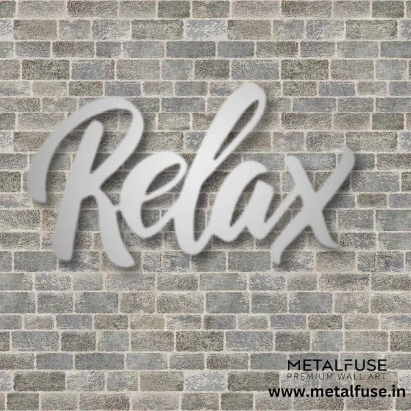 Metal_Wall_Art_for_Home_Decoration__|_Relax__|_Silver