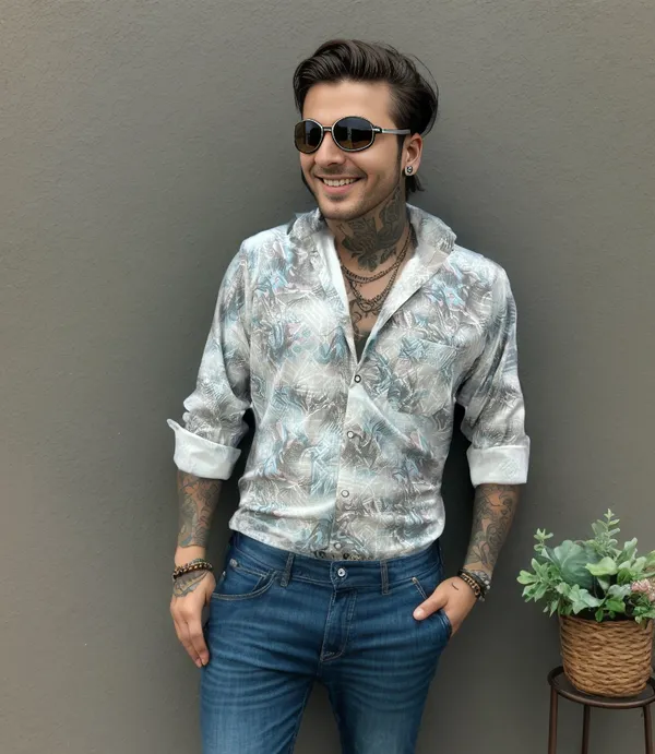 Pagazo_Multi_Color_Colour_Printed_Shirt