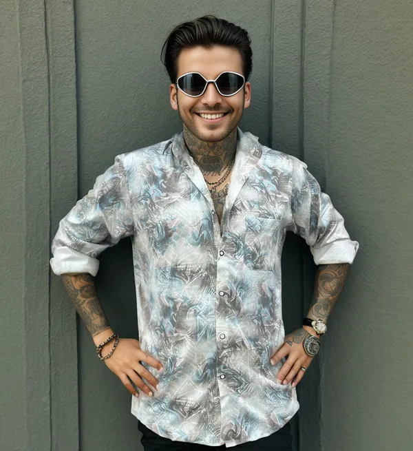 Pagazo_Multi_Color_Colour_Printed_Shirt