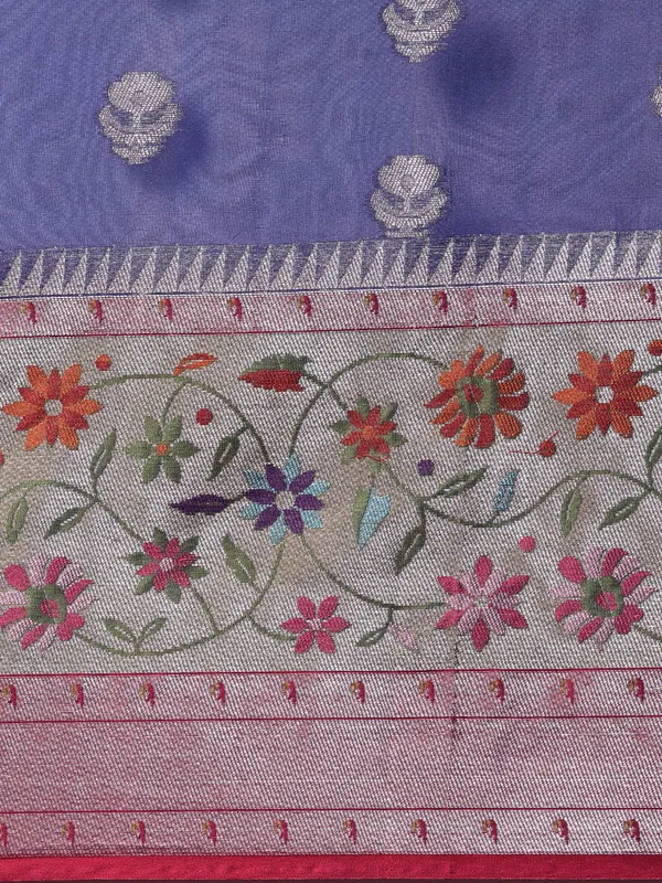 Blue_Art_Silk_Banarasi_Sarees_For_Women