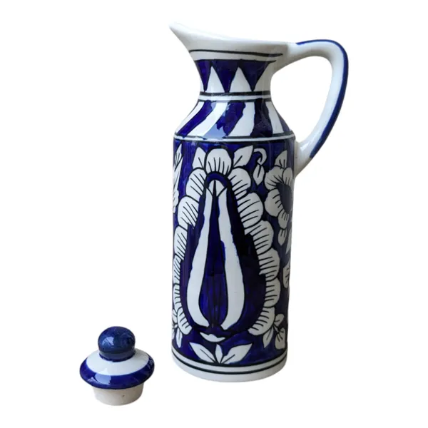 Madarks_Handmade_Ceramic_Oil_dispenser_For_Kitchen,_Ideal_for_Storage_of_Cooking_Oil,_Vinegar,_300_ML
