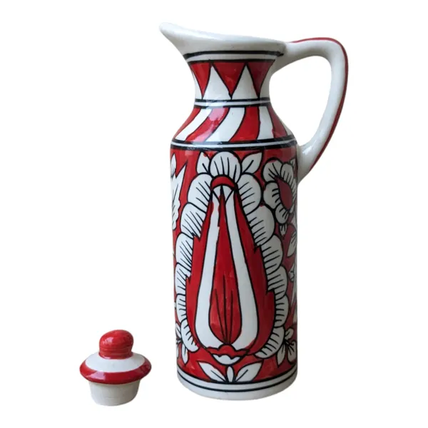 _Handmade_Ceramic_Oil_dispenser_For_Kitchen,_Ideal_for_Storage_of_Cooking_Oil,_Vinegar,_300_ML