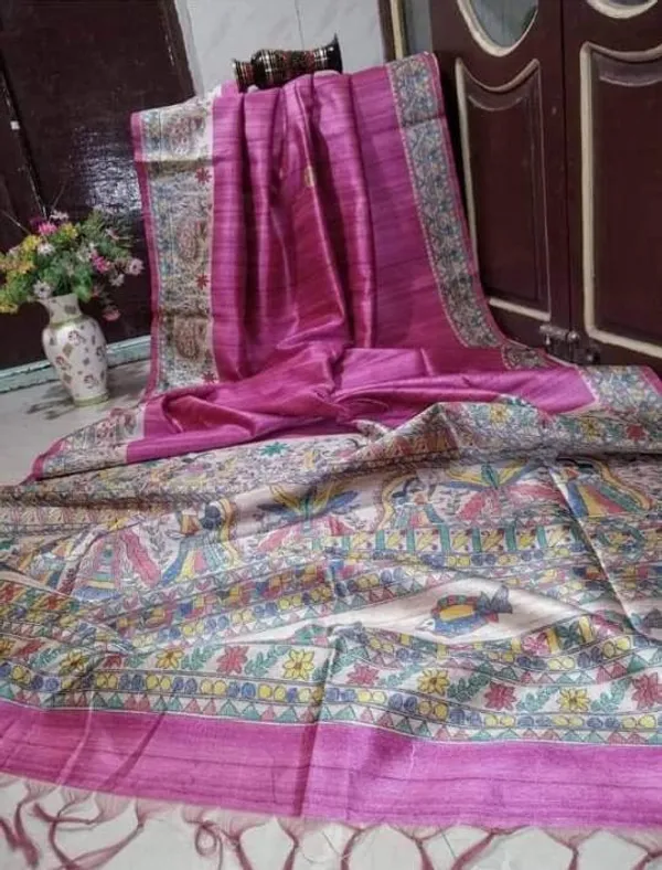 Pink_Printed_Handloom_Cotton_Silk_Saree