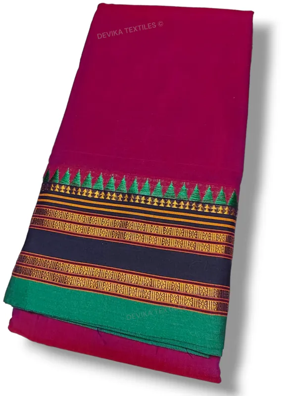 Magenta_Sanvi_(Narayanapet_Pure_Cotton_saree)