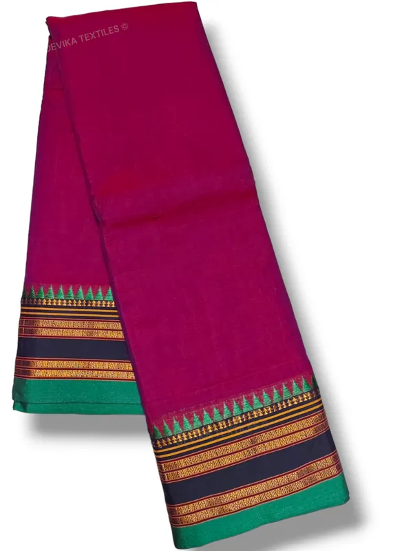 Magenta_Sanvi_(Narayanapet_Pure_Cotton_saree)
