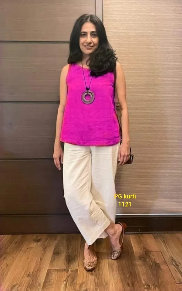 Magenta_&_White_Magenta_&_White_Classy_Cotton_Linen_Co-Ord_Set_For_Women