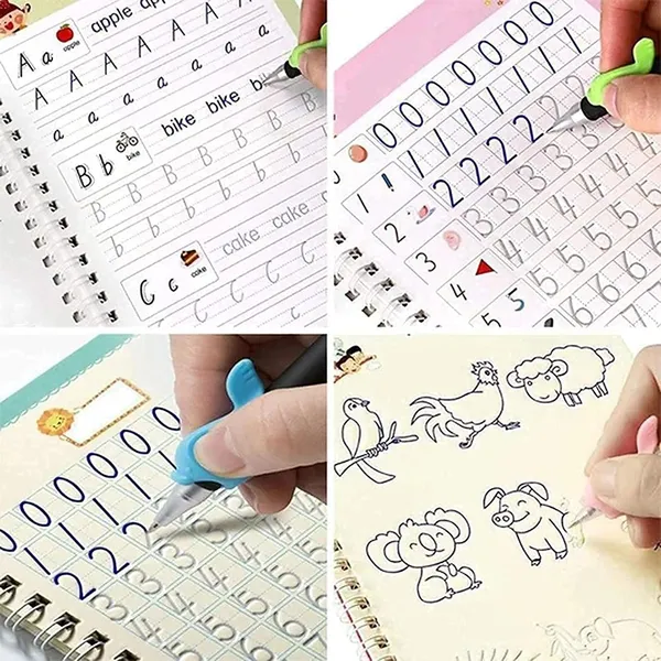 Magic_Practice_Copy_Book_for_Kids_(4_BOOK_+_10_REFILL+_1_pen_+1_grip)_Calligraphy_Books,_Magical_Reusable_Hand_Writing_Book