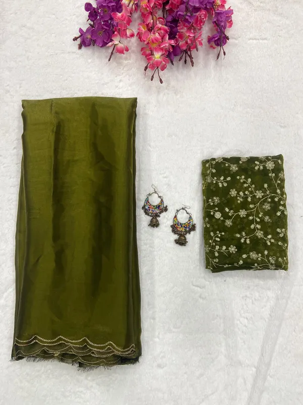 MAHENDI_SOFT_JIMMY_CHOO_EMBROIDERED_SAREE