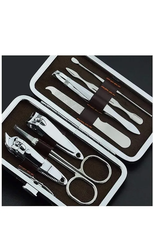 Manicure_And_Pedicure_Nail_Clippers_Set_7_In_1_Stainless_Steel_Professional_Nail_Scissors_Grooming_Kit_With_Leather_Travel_Case