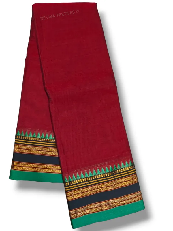 Maroon_Sanvi_(Narayanapet_Pure_Cotton_saree)
