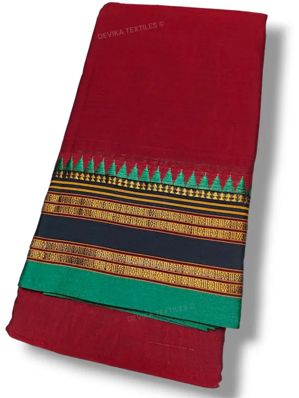 Maroon_Sanvi_(Narayanapet_Pure_Cotton_saree)