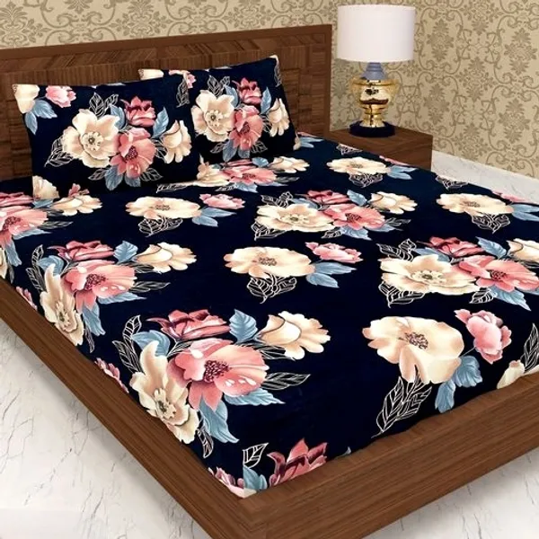 BLACK_GOLDEN_220_TC_Cotton_All_Round_Elastic_Fitted_Bedsheet_(72X78X_Up_to_10_Inches)_&_360_Degree_Elasticated