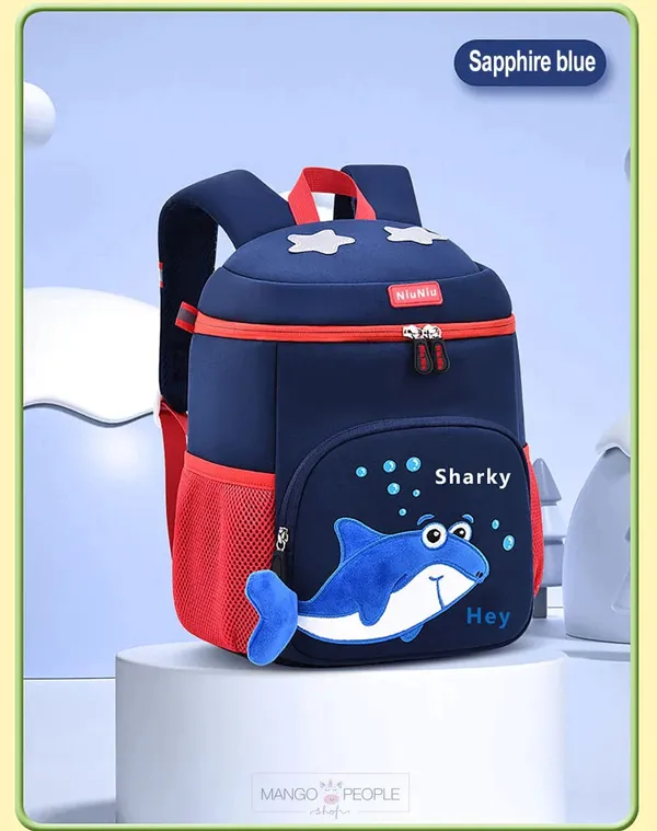 Saphhire_Blue_Backpack_For_KG_School_Kids_|_Cheerful_Baby_Shark_Adventure