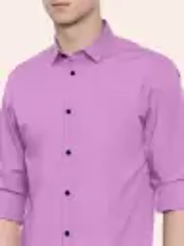 Men_Regular_Fit_Solid_Slim_Collar_Casual_Lavender_Shirt