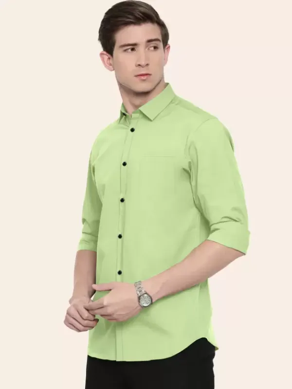 Men_Regular_Fit_Solid_Slim_Collar_Casual_Pista_Green_Shirt