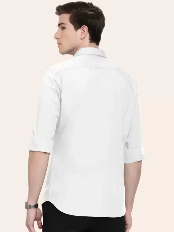 Men_Regular_Fit_Solid_Slim_Collar_Casual_White_Shirt