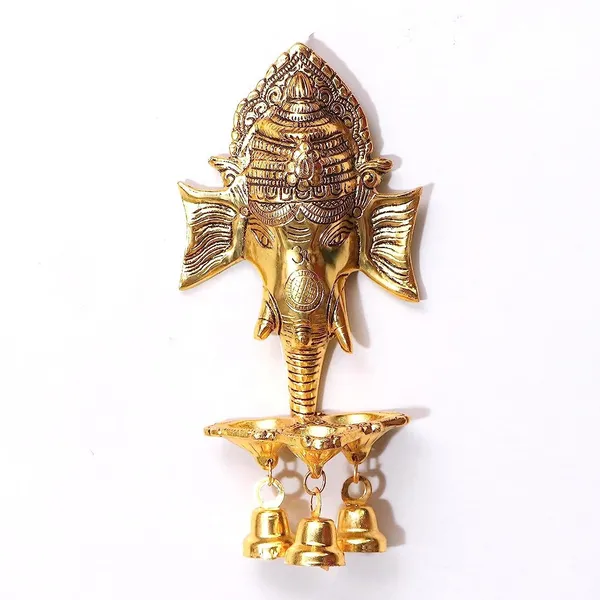Metal_Ganesha_Wall_Hanging_Ganesh_Diya_with_Three_Bells_for_Home_Decor,_Gold_Plated_Metal_Hanging_Diyas_Oil_Lamp,