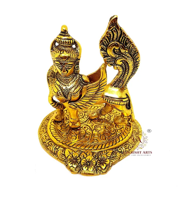 Gold_Plated_Metal_Kamdhenu_Cow_Statue_Decorative_Showpiece