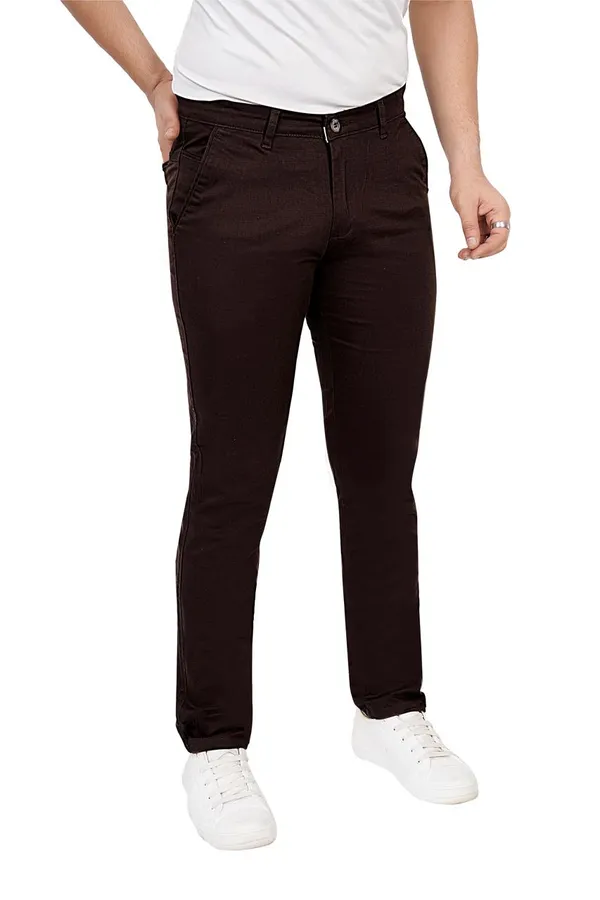 Brown_Satin_Cotton_Semi-Formal_Trouser_For_Men