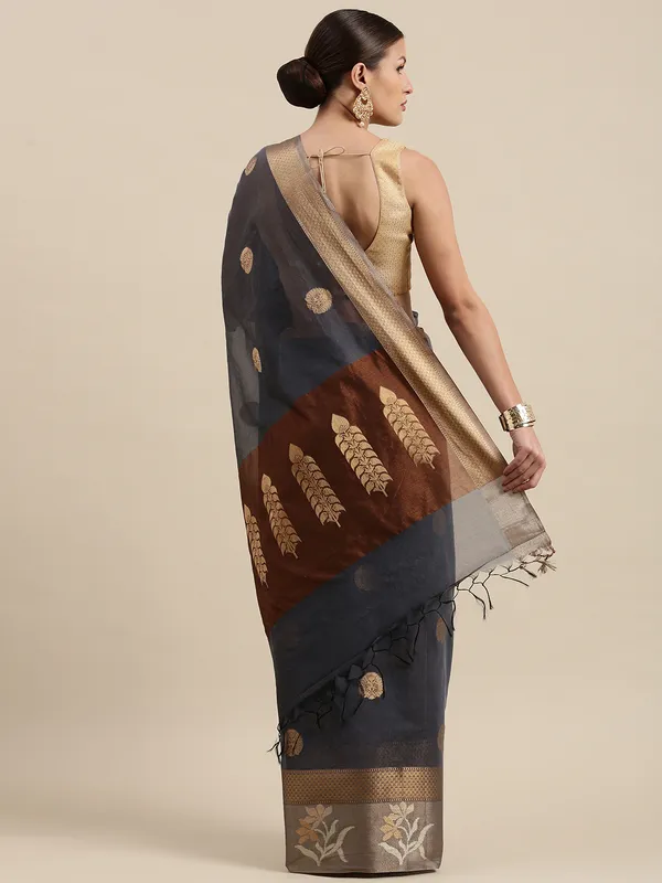 Blue_Masrise_Cotton/Cotton_Banarasi_Sarees_For_Women