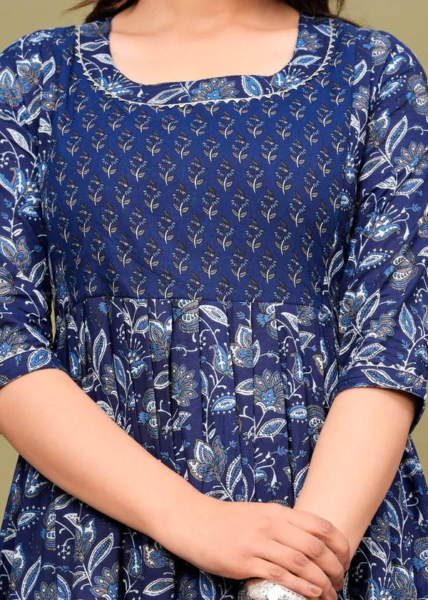 Multi_Blue_Cotton_Maternity_And_Feeding_Kurti