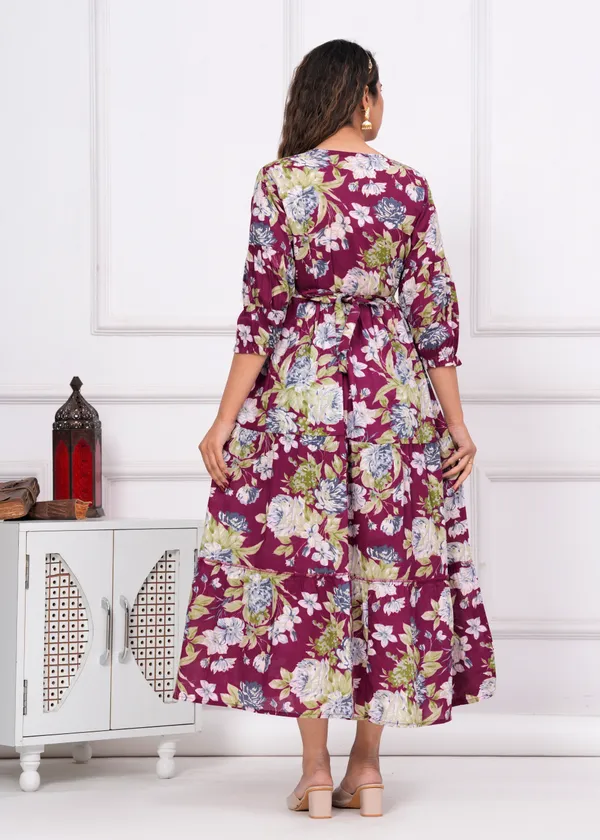 Multi_Floral_Cotton_Maternity_And_Feeding_Kurti