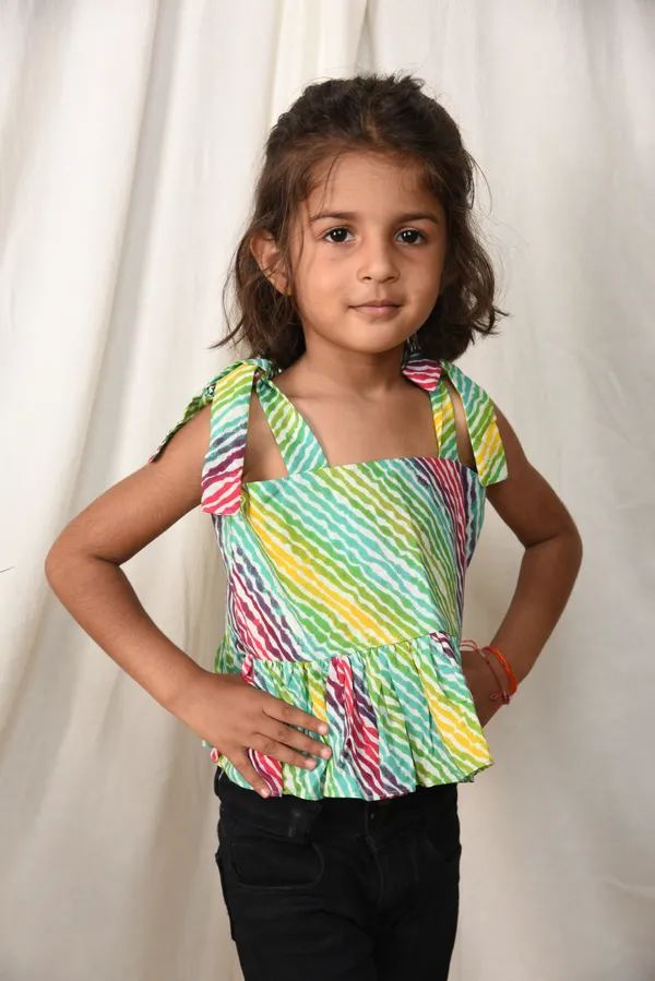 Cotton_Printed_Tie-Up_Top_For_Girls